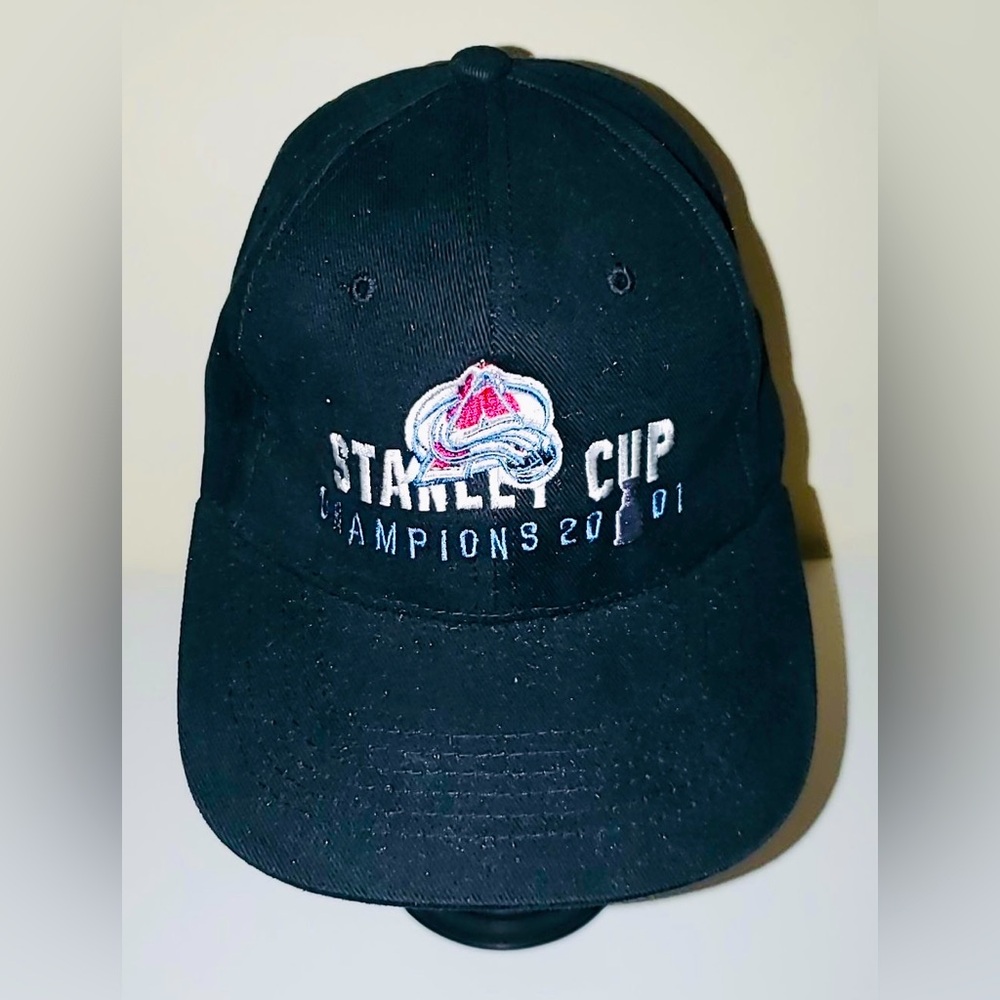 Vintage / Collectible STANLEY CUP 2001 CHAMPIONSHIP Baseball Hat | Black | NWOT